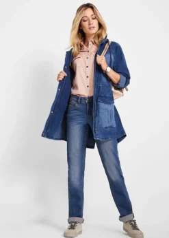 Jean Mid Waist Wide Leg, Stretch -Mode Femme 19314645 p8A3yEvg