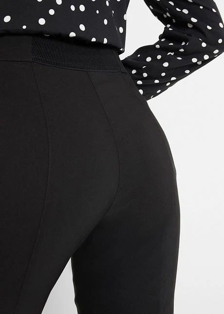 Pantalon 7/8 En Bengaline Avec Tour De Taille élastiqué, Slim Fit 5 Pantalon 7/8 En Bengaline Avec Tour De Taille élastiqué, Slim Fit – Image 5