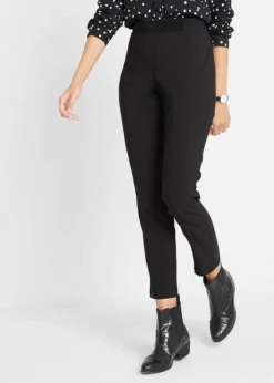 Pantalon 7/8 En Bengaline Avec Tour De Taille élastiqué, Slim Fit 7 Pantalon 7/8 En Bengaline Avec Tour De Taille élastiqué, Slim Fit -Mode Femme 19324023 TlZHUOe5
