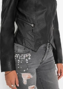 Veste Avec Grand Col Châle -Mode Femme 19336297 JNJ89N8g