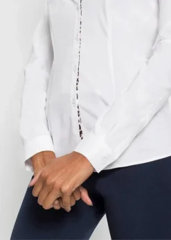 Chemisier à Empiècement Satin Léopard -Mode Femme 20011327 NbJlnWZ4