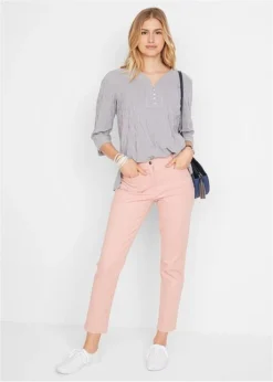 Tunique à Manches 3/4 En Mélange Coton 9 Tunique à Manches 3/4 En Mélange Coton -Mode Femme 20011707 rLiRqI6X