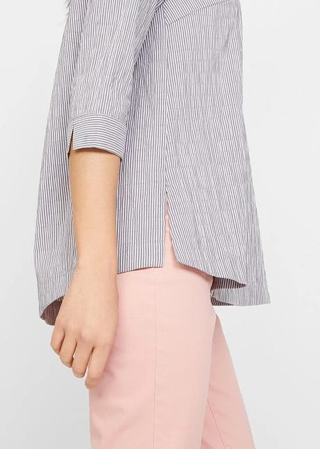 Tunique à Manches 3/4 En Mélange Coton 6 Tunique à Manches 3/4 En Mélange Coton – Image 6