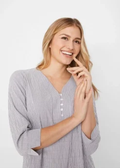 Tunique à Manches 3/4 En Mélange Coton 10 Tunique à Manches 3/4 En Mélange Coton -Mode Femme 20011767 2t7b96Jq