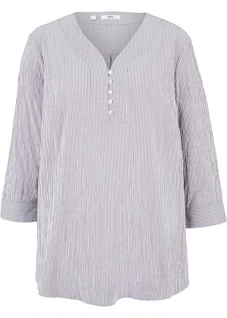 Tunique à Manches 3/4 En Mélange Coton 1 Tunique à Manches 3/4 En Mélange Coton