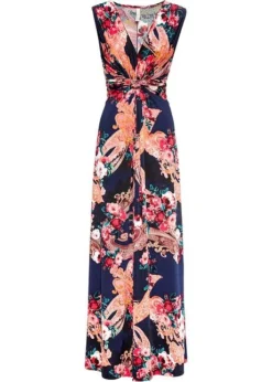 Robe Longue Avec Détail Croisé