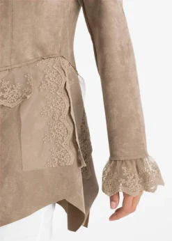 Veste Originale à Empiècements Dentelle -Mode Femme 20040779 HcZax1vV