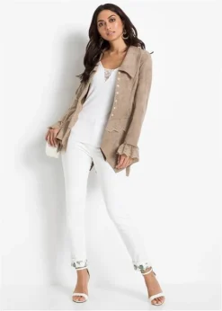 Veste Originale à Empiècements Dentelle -Mode Femme 20043979 ukBMFJru