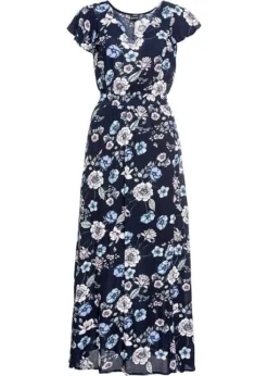 Robe Longue Imprimée à Volants -Mode Femme 20074756 aR4aiE4C