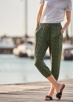 Pantalon 3/4 Imprimé -Mode Femme 20075986 hOXKftN6