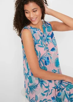 Robe Blouse Froissée Avec Patte De Boutonnage, Longueur Genou 10 Robe Blouse Froissée Avec Patte De Boutonnage, Longueur Genou -Mode Femme 20077341 ndLJKVlV