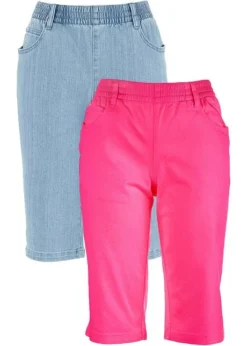 Lot De 2 Bermudas Extensibles -Mode Femme 20120682 lhcDvoUE