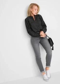 Jean Confort Extensible, Taille Haute, Slim 10 Jean Confort Extensible, Taille Haute, Slim -Mode Femme 20157989 tpfXvgSu