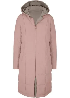 Veste Matelassée Réversible Coupe Longue