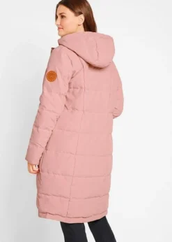 Veste Matelassée Réversible Coupe Longue -Mode Femme 20173485 Z44ABTHo