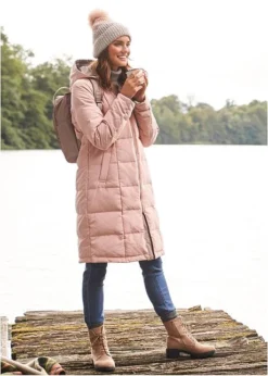 Veste Matelassée Réversible Coupe Longue -Mode Femme 20177014 xpCSomsQ