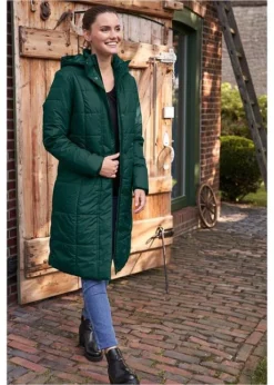 Manteau Matelassé Avec Capuche Amovible -Mode Femme 20183367 9fh1R3rL