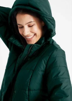 Manteau Matelassé Avec Capuche Amovible -Mode Femme 20189458 aSudSh4F