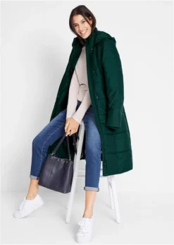 Manteau Matelassé Avec Capuche Amovible -Mode Femme 20189459 E3UbDk6l