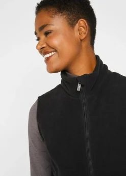 Gilet Sans Manches En Polaire Avec Poches -Mode Femme 20222957 DqntGPM0