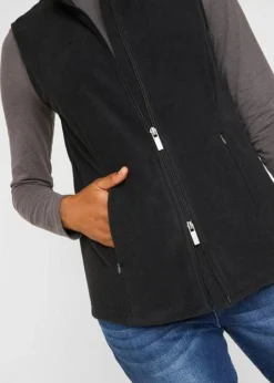 Gilet Sans Manches En Polaire Avec Poches -Mode Femme 20222959 qDblVn06