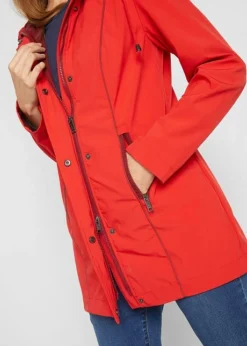 Parka Softshell à Coutures Contrastantes, Doublure Intérieure -Mode Femme 20269594 Jv49fKgc