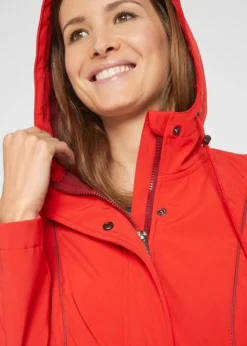Parka Softshell à Coutures Contrastantes, Doublure Intérieure -Mode Femme 20269595 K6N81fhe