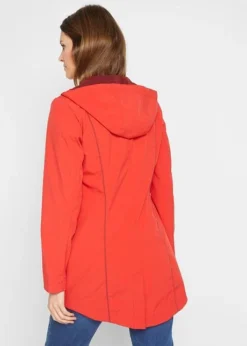 Parka Softshell à Coutures Contrastantes, Doublure Intérieure -Mode Femme 20269601 4Bo8W02q