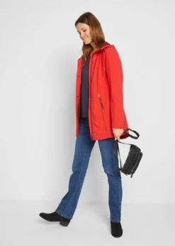 Parka Softshell à Coutures Contrastantes, Doublure Intérieure -Mode Femme 20269607 UWSE3N8j