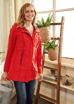 Parka Softshell à Coutures Contrastantes, Doublure Intérieure -Mode Femme 20304986 oXDgBSoF