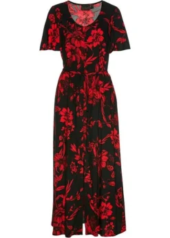 Robe Longue En Viscose Avec Fente Sur La Jupe -Mode Femme 21011790 Lux6YBgH