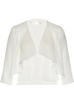 Boléro En Crêpe Avec Polyester Recyclé -Mode Femme 21011830 iVHOZc3U