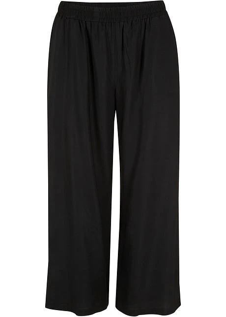 Pantalon 3/4 En Viscose Avec Tour De Taille élastique 1 Pantalon 3/4 En Viscose Avec Tour De Taille élastique