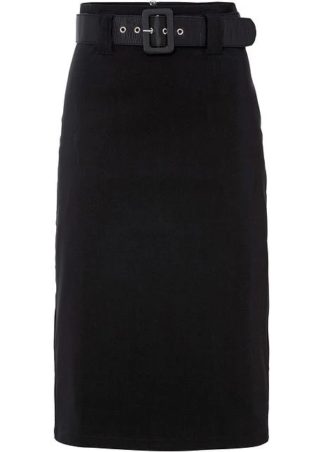 Jupe Crayon Avec Ceinture En Satin 1 Jupe Crayon Avec Ceinture En Satin