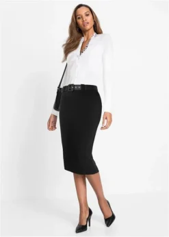 Jupe Crayon Avec Ceinture En Satin 9 Jupe Crayon Avec Ceinture En Satin -Mode Femme 21034650 gtFbzbiU