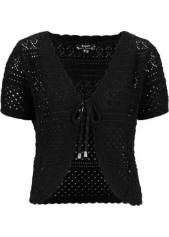 Boléro En Crochet, Manches Courtes