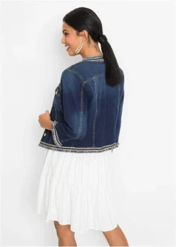 Veste En Jean à Franges -Mode Femme 21047427 DRZcI2l1