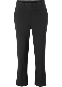 Pantalon 7/8 En Bengaline Avec Taille élastiquée