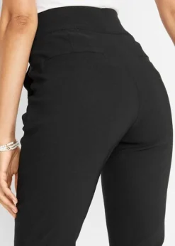Pantalon 7/8 En Bengaline Avec Taille élastiquée -Mode Femme 21053605 K7q1ZqQc