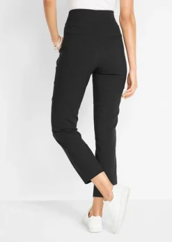 Pantalon 7/8 En Bengaline Avec Taille élastiquée -Mode Femme 21053612 ZYfEV8d3