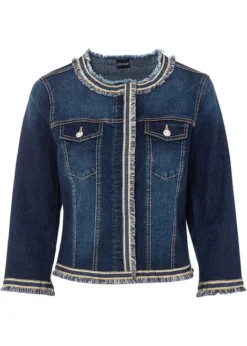 Veste En Jean à Franges