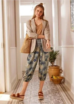 Pantalon 3/4 à Taille Confortable, Loose-Fit 13 Pantalon 3/4 à Taille Confortable, Loose-Fit -Mode Femme 21060432 bXvFn9vH