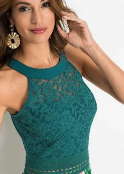 Robe Longue à Imprimé Et Dentelle 10 Robe Longue à Imprimé Et Dentelle -Mode Femme 21062301 t27vZYsc