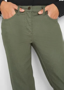 Jean Droit Mid Rise, Taille Confortable -Mode Femme 21066297 SiGxaAuA