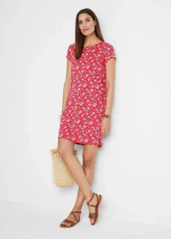 Lot De 2 Robes T-shirt Avec Fentes Latérales -Mode Femme 21082034 xd84gc8L