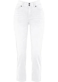 Jean Push-up 7/8 Avec Taille Confortable, Slim Fit -Mode Femme 21100546 3Jj6DP0S