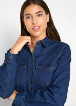 Robe En Jean Avec élasthanne, Manches Longues 11 Robe En Jean Avec élasthanne, Manches Longues -Mode Femme 21166416 Wnv9nSBK