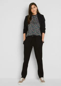 Pantalon Extensible Punto Di Roma Avec Détails Zips -Mode Femme 21168500 L9SqFCov