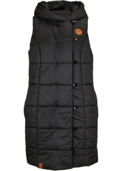 Gilet Sans Manches Matelassé Coupe Longue
