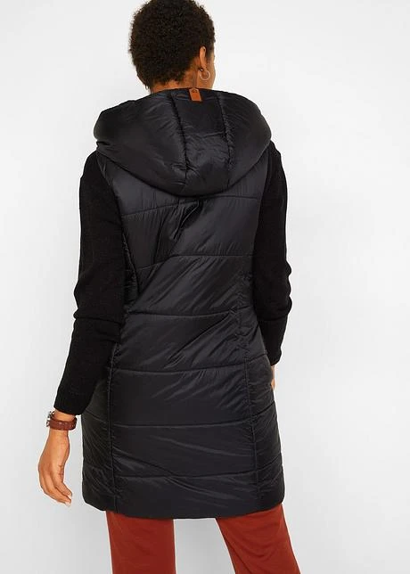 Gilet Sans Manches Matelassé Coupe Longue 3 Gilet Sans Manches Matelassé Coupe Longue – Image 3